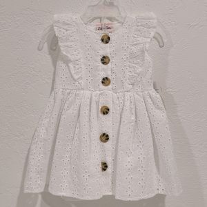Two piece button dress